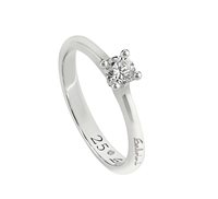 Anello Salvini Donna 25 Years in Oro bianco Diamante 20042360 - 20042360